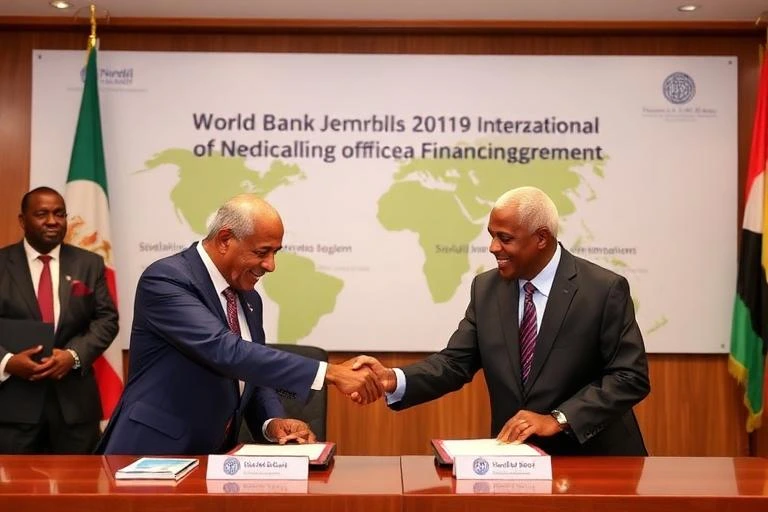 Signature de l'accord de financement avec la Banque Mondiale
